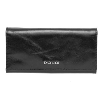 Portofel din piele naturala, Rossi, RSC0135, 18.5x9.5x3cm, Negru Portofel din piele naturala, Rossi, RSC0135, 18.5x9.5x3cm, Negru
