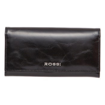 Portofel din piele naturala, Rossi, RSC0235, 18.5x9.5x3cm, Negru Portofel din piele naturala, Rossi, RSC0235, 18.5x9.5x3cm, Negru