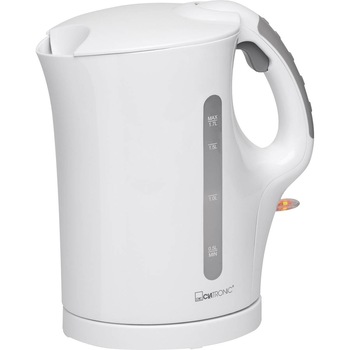 Fierbator Clatronic WK 3445, 1.7L, 2200 W, 230 V, 50 Hz, Alb/Gri Fierbator Clatronic WK 3445, 1.7L, 2200 W, 230 V, 50 Hz, Alb/Gri