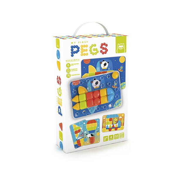 Joc My First Mosaic, Eurekakids, Multicolor, 33x22x8 cm