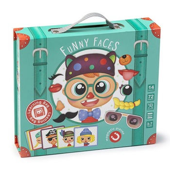 Set figurine magnetice Funny Faces, Eurekakids, Multicolor, 26.5x24.3x3 cm Set figurine magnetice Funny Faces, Eurekakids, Multicolor, 26.5x24.3x3 cm