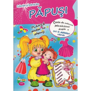 Coloram si imbracam. Papusi Coloram si imbracam. Papusi