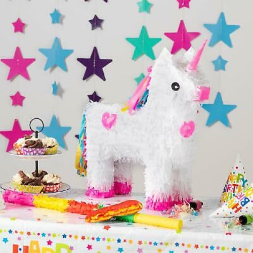 Set 3 piese Pinata Unicorn, alb, 39 x 13 x 47 cm 