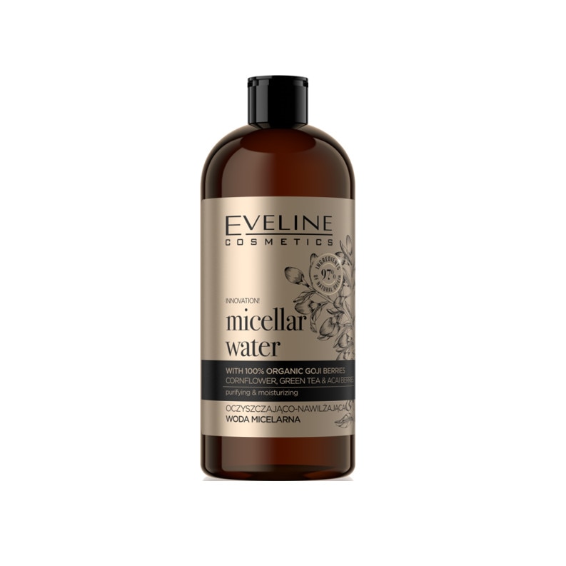 Apa micelara profesionala, Eveline Cosmetics, Purifying & Moisturizing, 500 ml