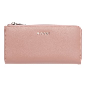Portofel din piele naturala, Rossi, RSC3238, 9.5x19.5x2.5cm, Roz prafuit Portofel din piele naturala, Rossi, RSC3238, 9.5x19.5x2.5cm, Roz prafuit