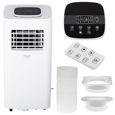 Aparat de aer conditionat portabil 3in1 cu dezumidificator Adler AD7924, 5000 BTU/h, 220 m3/h, Alb