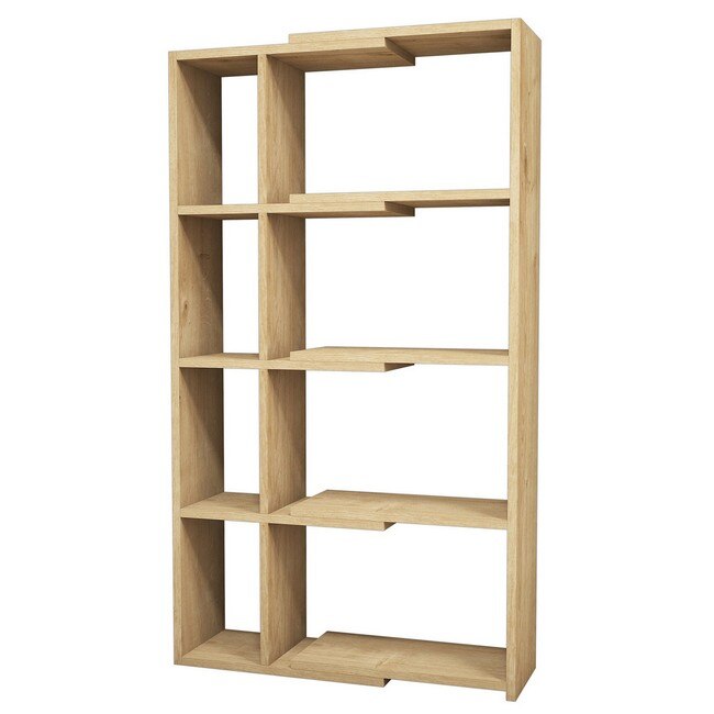 Biblioteca Movement Shelf, Homemania, Lemn, Maro, 73.6x22x130.8 cm