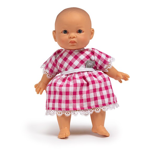 Papusa Baby Layla, Eurekakids, Alb/Roz, 24 cm