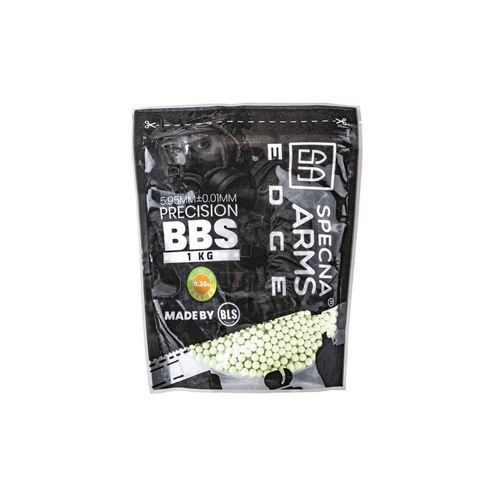 Bile Airsoft Specna Arms EDGE Tracer Bio Precision 0.30g 1kg, green