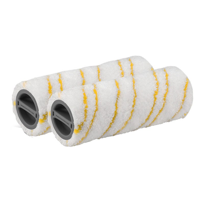 Set 2 role Karcher din microfibra pentru mopuri electrice din gama FC
