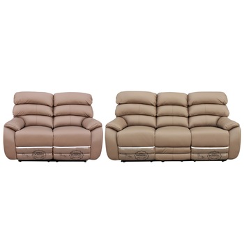 Set Piele Naturala, Md 2701, Canapea 3 locuri cu 2 reclinere manuale si canapea 2 locuri cu reclinere manuale, 215x160 cm, B-9922-65 Set Piele Naturala, Md 2701, Canapea 3 locuri cu 2 reclinere manuale si canapea 2 locuri cu reclinere manuale, 215x160 cm, B-9922-65