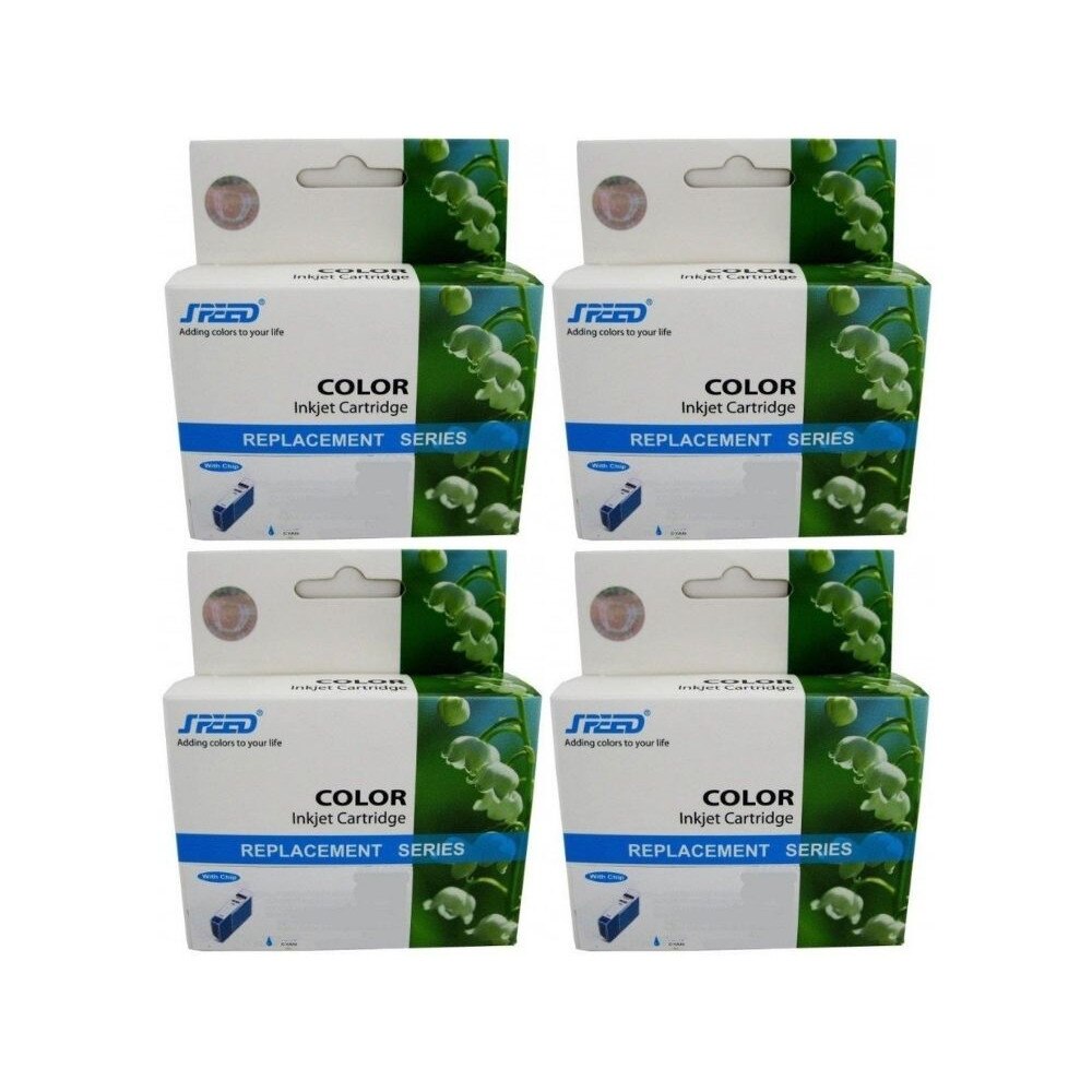Set Cartus Cerneala Speed Compatibil 4x BT5000C Cyan 20800 pagini