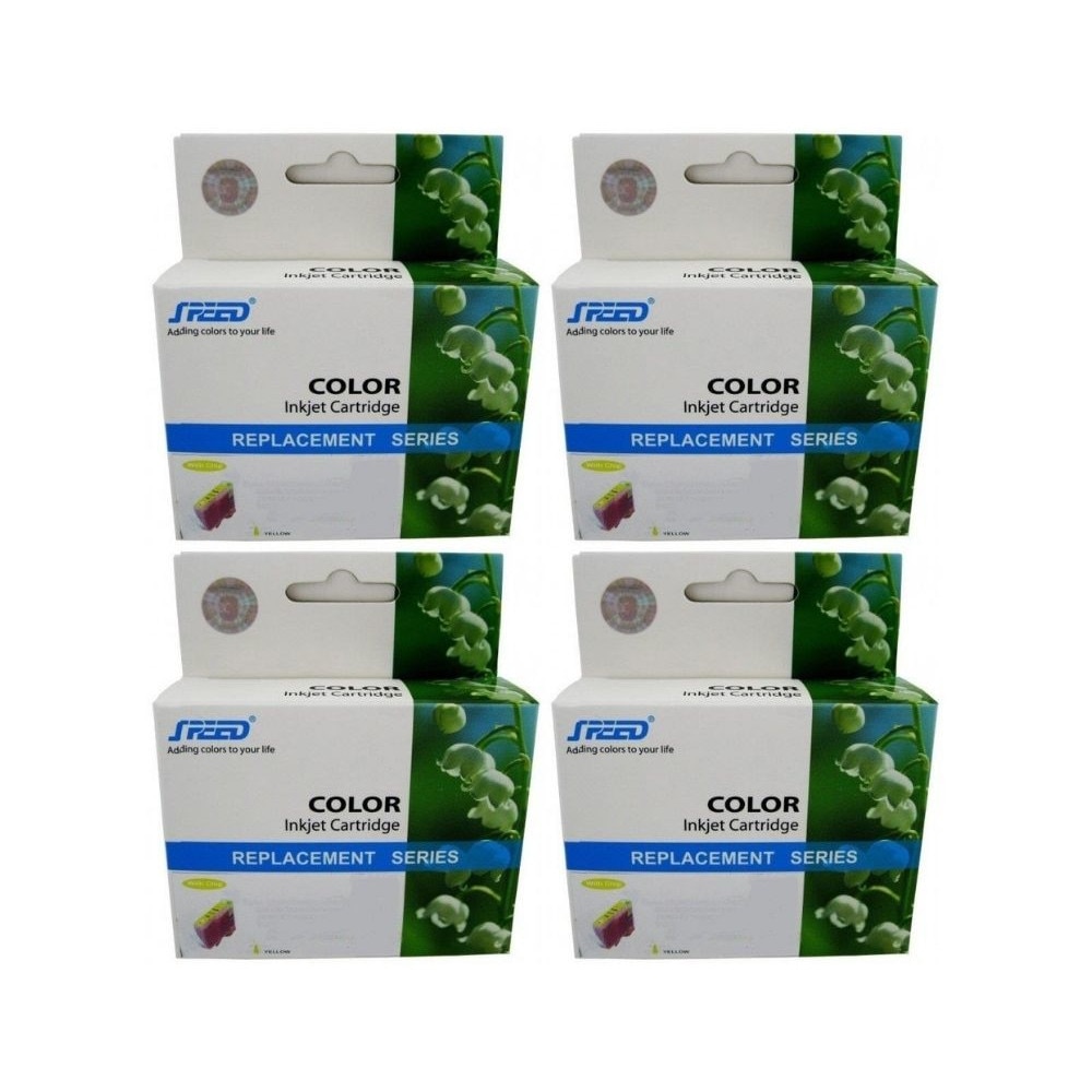 Set Cartus Cerneala Speed Compatibil 4x BT5000Y Galben 20800 pagini
