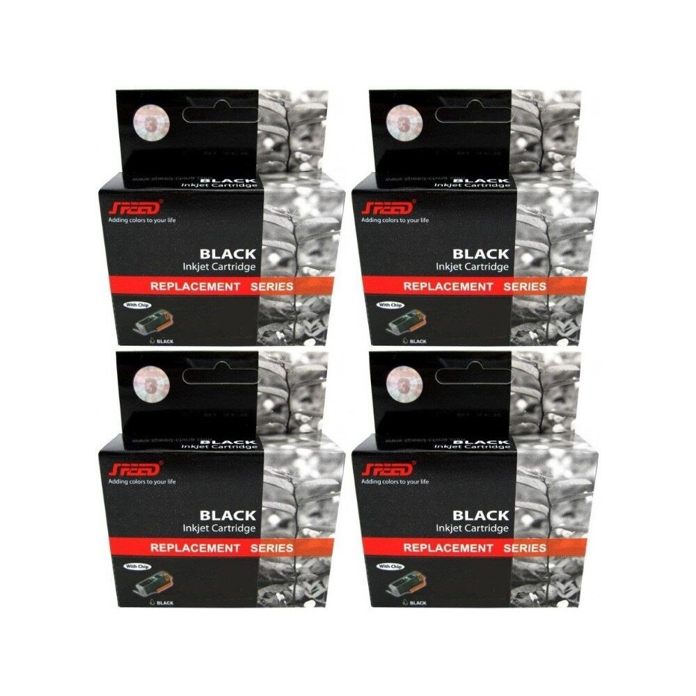 Set Cartus Cerneala Speed Compatibil 4x BT6000BK Negru 24000 pagini