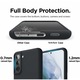 Тънък силиконов калъф за Samsung Galaxy S21 / S21 5G, Черен