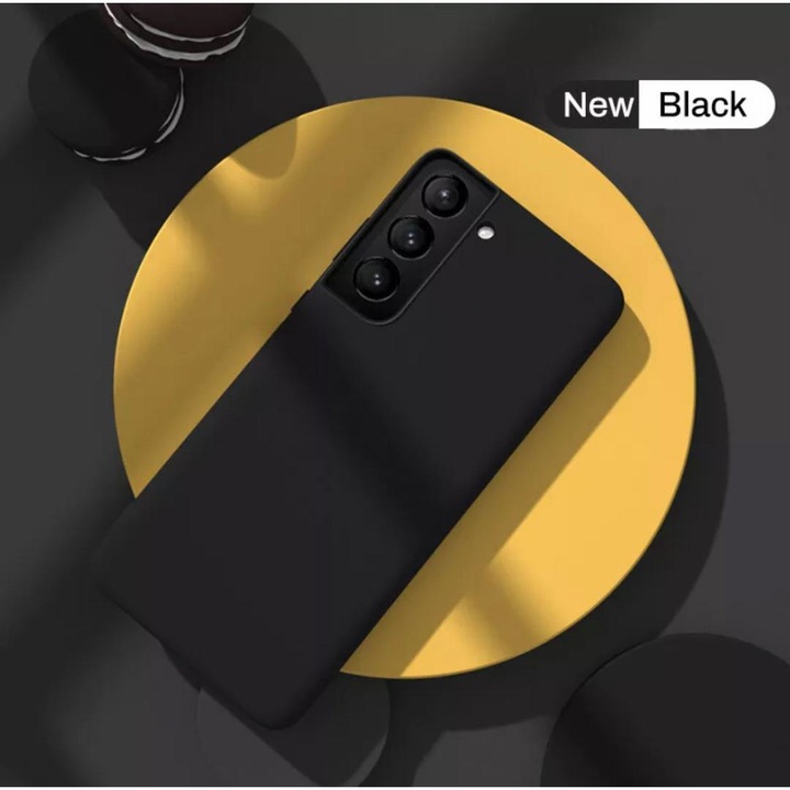 Тънък силиконов калъф за Samsung Galaxy S21 / S21 5G, Черен