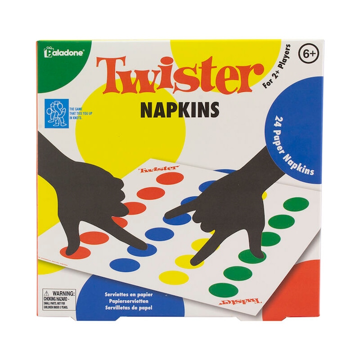 Joc Twister Din Servetele De Hartie, Paladone, Multicolor