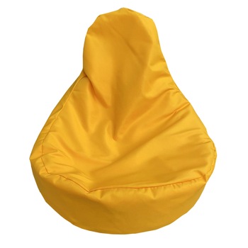 Fotoliu Puf Confort pentru exterior, impermeabil, protectie UV, Galben Fotoliu Puf Confort pentru exterior, impermeabil, protectie UV, Galben