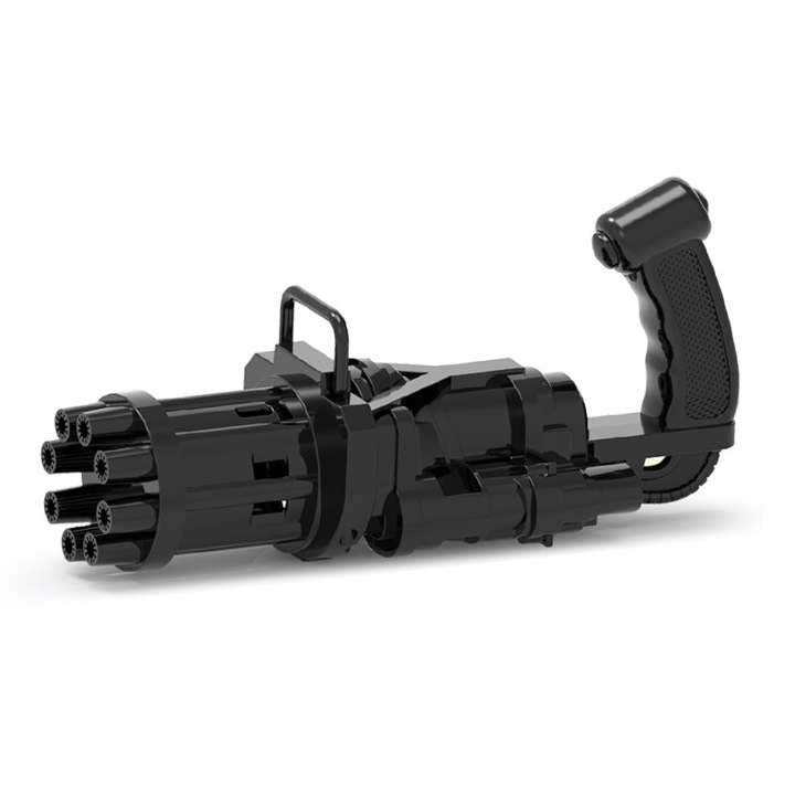 Pistol de jucarie pentru baloane de sapun, 100 ml solutie inclusa