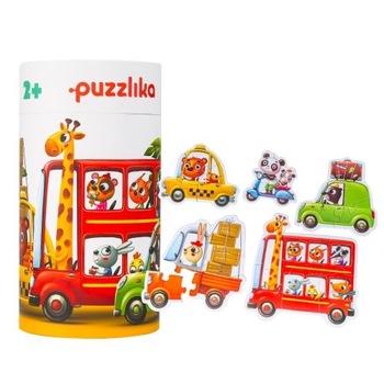 Puzzle evolutiv Imaginarium My Cars cu 20 de piese pentru a forma 5 vehicule cu 2-6 piese. + 2 ani Puzzle evolutiv Imaginarium My Cars cu 20 de piese pentru a forma 5 vehicule cu 2-6 piese. + 2 ani