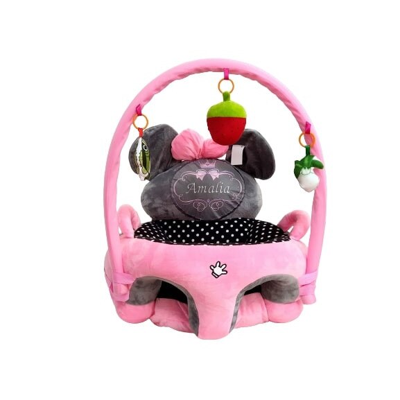 Fotoliu Din Plus Cu Arcada Minnie Roz Personalizat, Best Toys