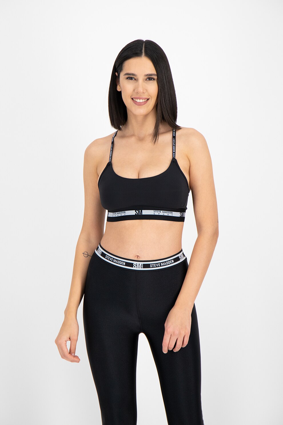 Steve Madden, Bustiera cu banda logo, Negru