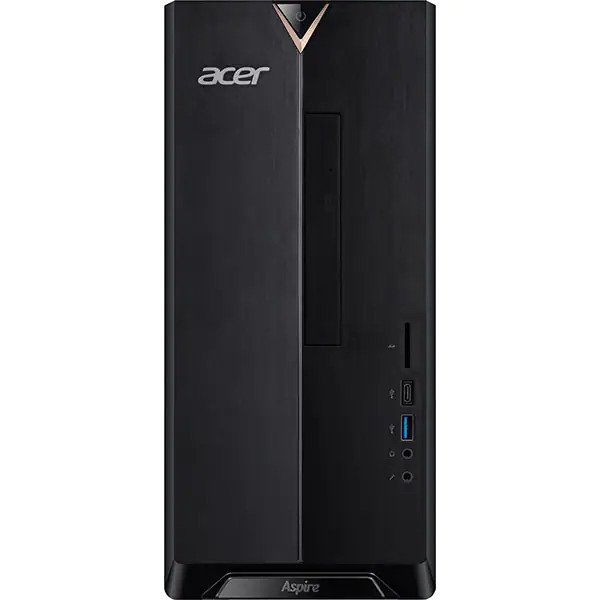 Sistem Desktop ACER Aspire TC, Intel Core i3-10100 pana la 4.3GHz, 4GB, SSD 256GB, Intel UHD Graphics, Endless, Negru