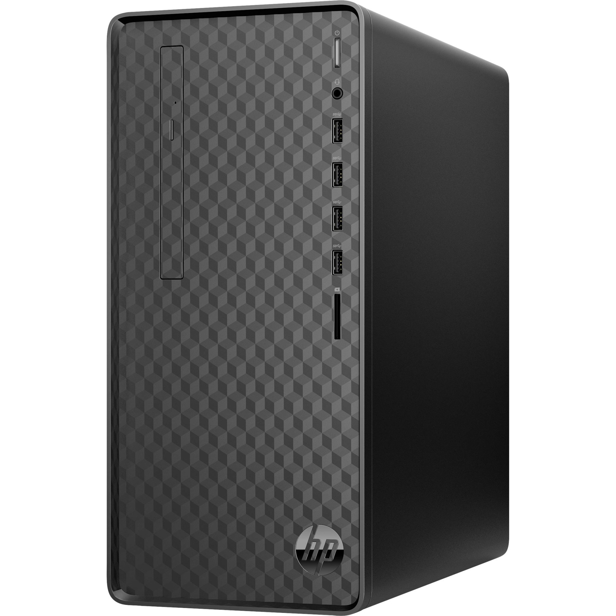 Sistem Desktop PC HP M01-F1002ng Jet Black Intel® Pentium® G6400, 8 GB DDR4, 256 GB PCIe® NVMe™ M.2 SSD,Windows 10 Home