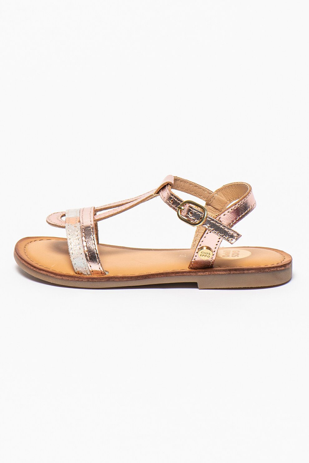Gioseppo, Sandale de piele Ravels, Auriu rose
