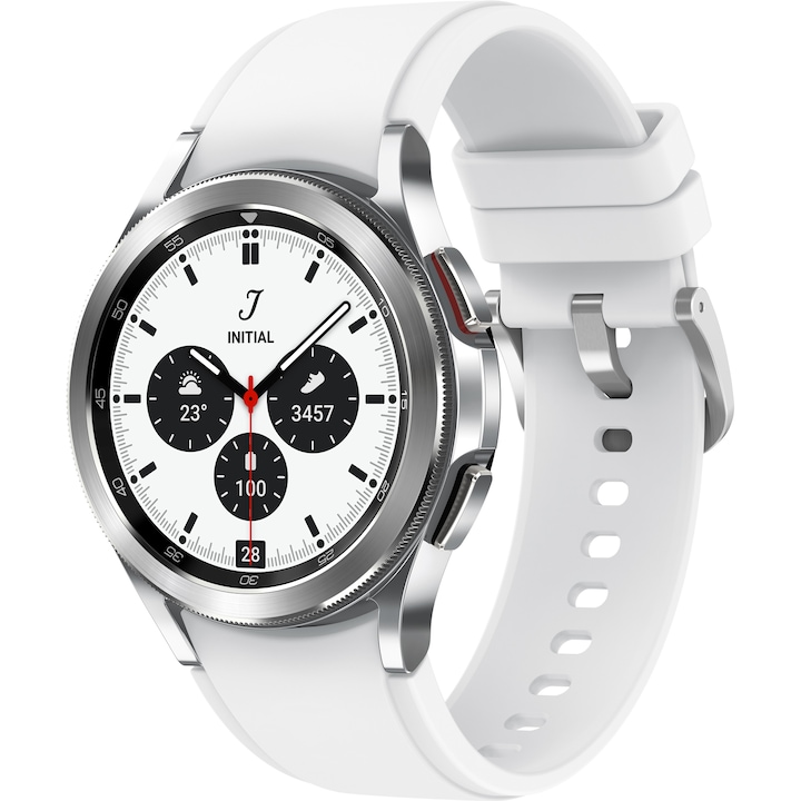 Samsung Galaxy watch 4 Classic okosóra, eSim, 42 mm, ezüst