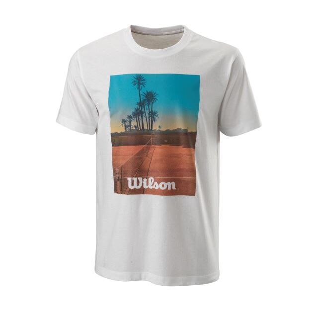 Tricou Wilson Scenic Tech, Alb