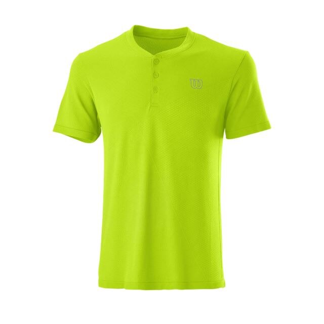 Tricou Wilson Power Seamless Henley II, barbati, Verde