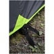 Cort camping Taurus 3, 3 persoane, Impermeabil 4000 mm, Spatios, Usor de transportat (5 kg), Negru/Lime
