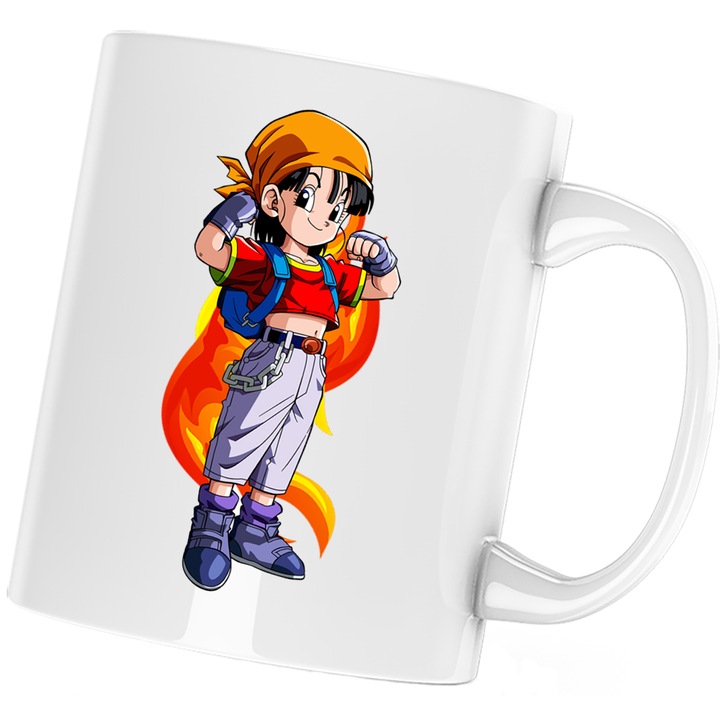 Cana Dragon Ball Z Pan SuperGirl Cool Anime, alba, 330 ml