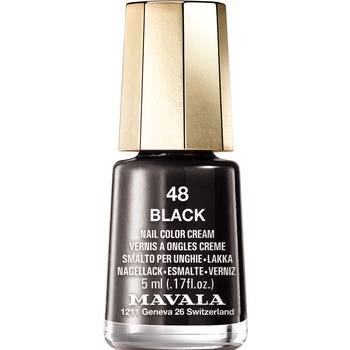 Lac de unghii Mavala Black, 5 ml Lac de unghii Mavala Black, 5 ml