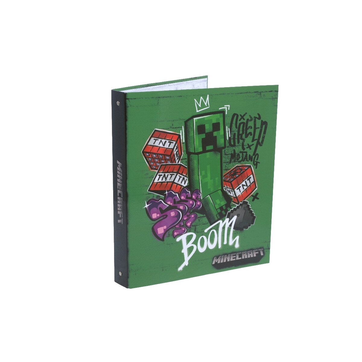 Mapa din carton Minecraft Creeper, Multicolor