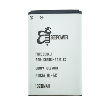 Acumulator BL-5C, 1020mAh, Beepower Pure Cobalt , peste 600 cicluri de incarcare Acumulator BL-5C, 1020mAh, Beepower Pure Cobalt , peste 600 cicluri de incarcare