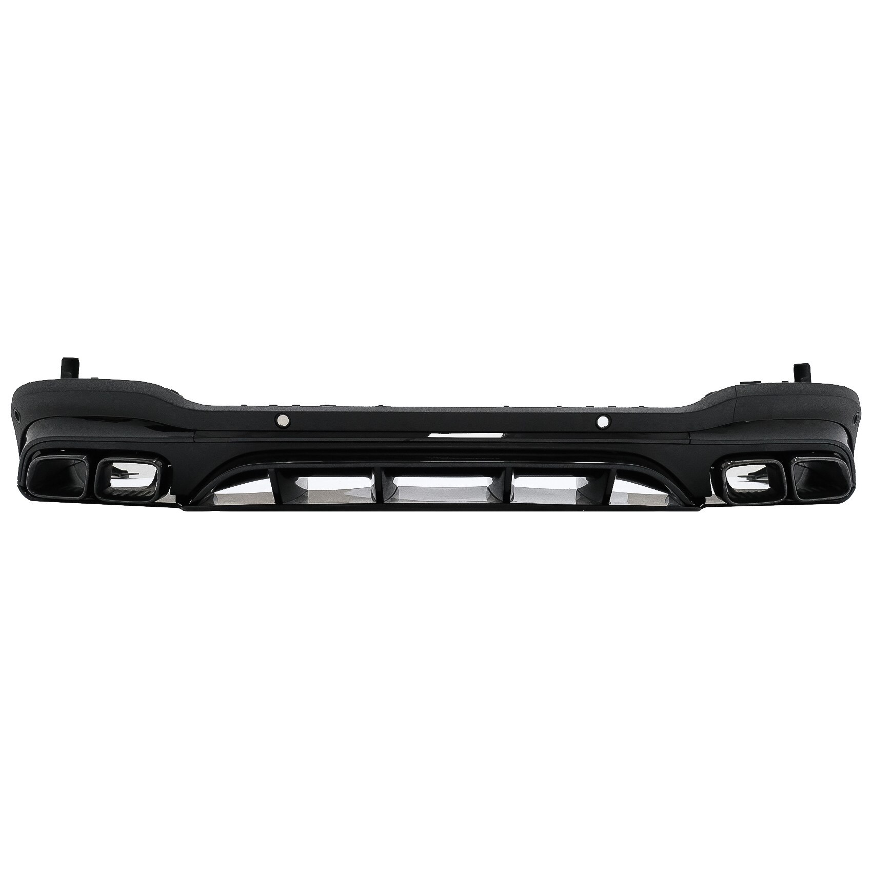 Difuzor Bara Spate compatibil cu Mercedes GLC X253 SUV 2020+ GLC63 Evacuari Negre Night Package Design RDMBGLCX253FB