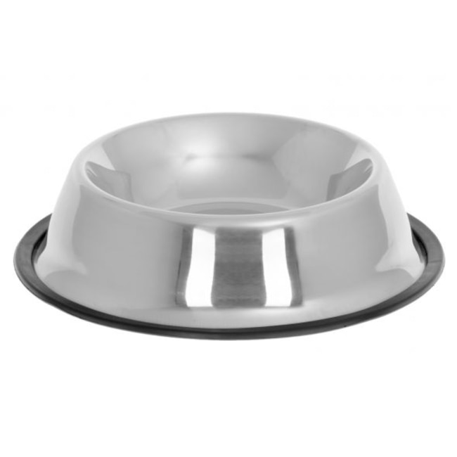Castron Metalic pentru hranire animale de companie, 15cm