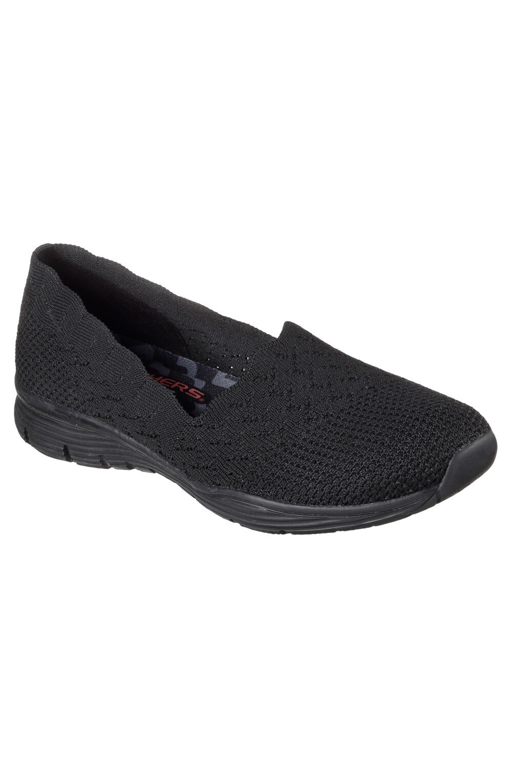 Espadrile Seager Stat, Skechers, Negru