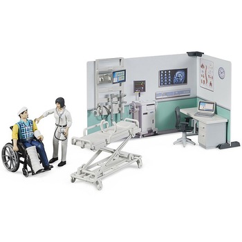 Set de joaca Bruder bworld - Camera de spital cu pacient Set de joaca Bruder bworld - Camera de spital cu pacient