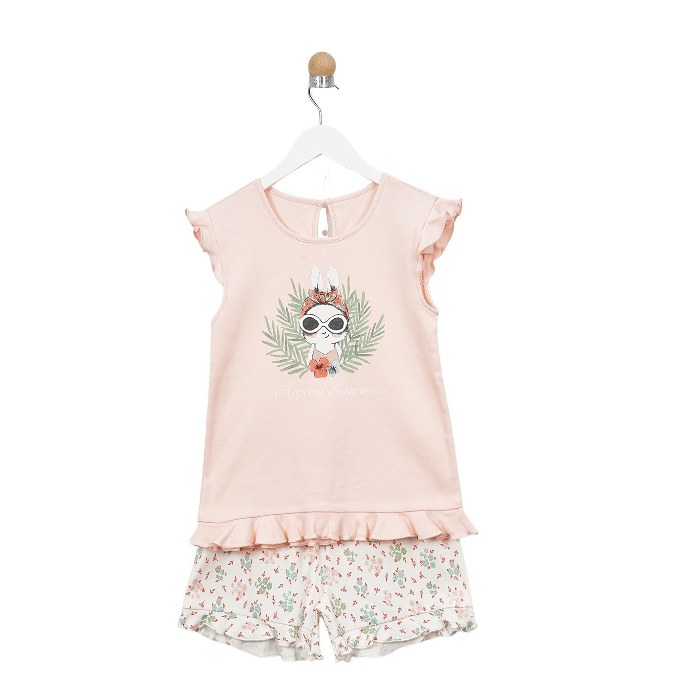 Set pijamale pentru fete, culoare roz, colectia Sleep 4373