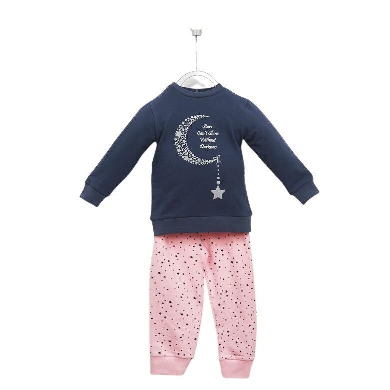 Set pijamale pentru fete, culoare bleumarin, colectia Sleep 3648