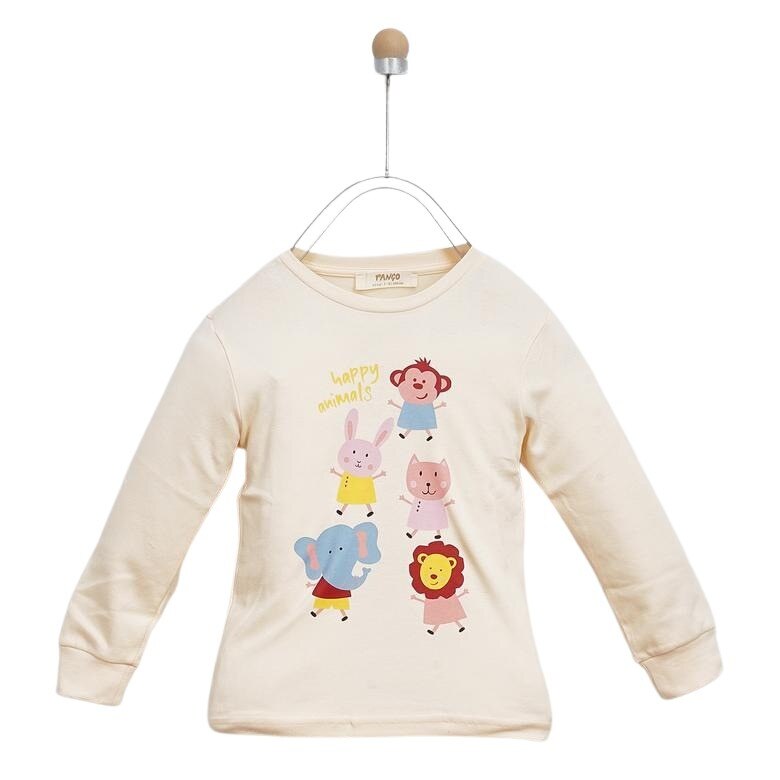 Set pijamale pentru fete, culoare somon, colectia Sleep 3640