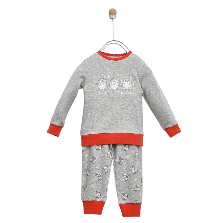 Set pijamale pentru baieti, culoare gri 2615