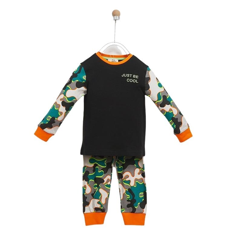 Set pijamale pentru baieti, culoare neagra 2610