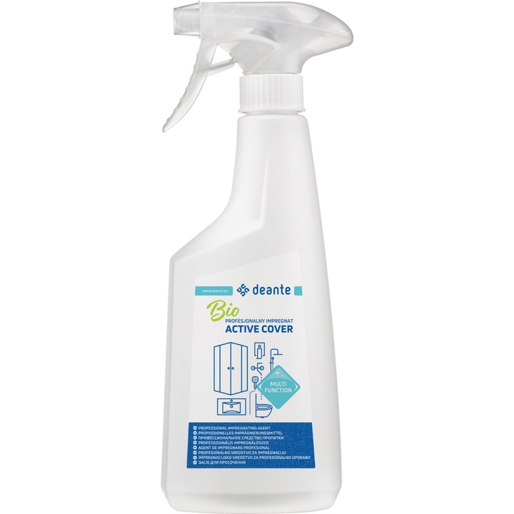 Professzionális vízkőoldó spray fürdőszobai felületek tisztítására ZZZ000G, 500ml
