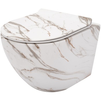 Vas toaleta suspendat Carlo Lava mat, 49.5x37cm Vas toaleta suspendat Carlo Lava mat, 49.5x37cm