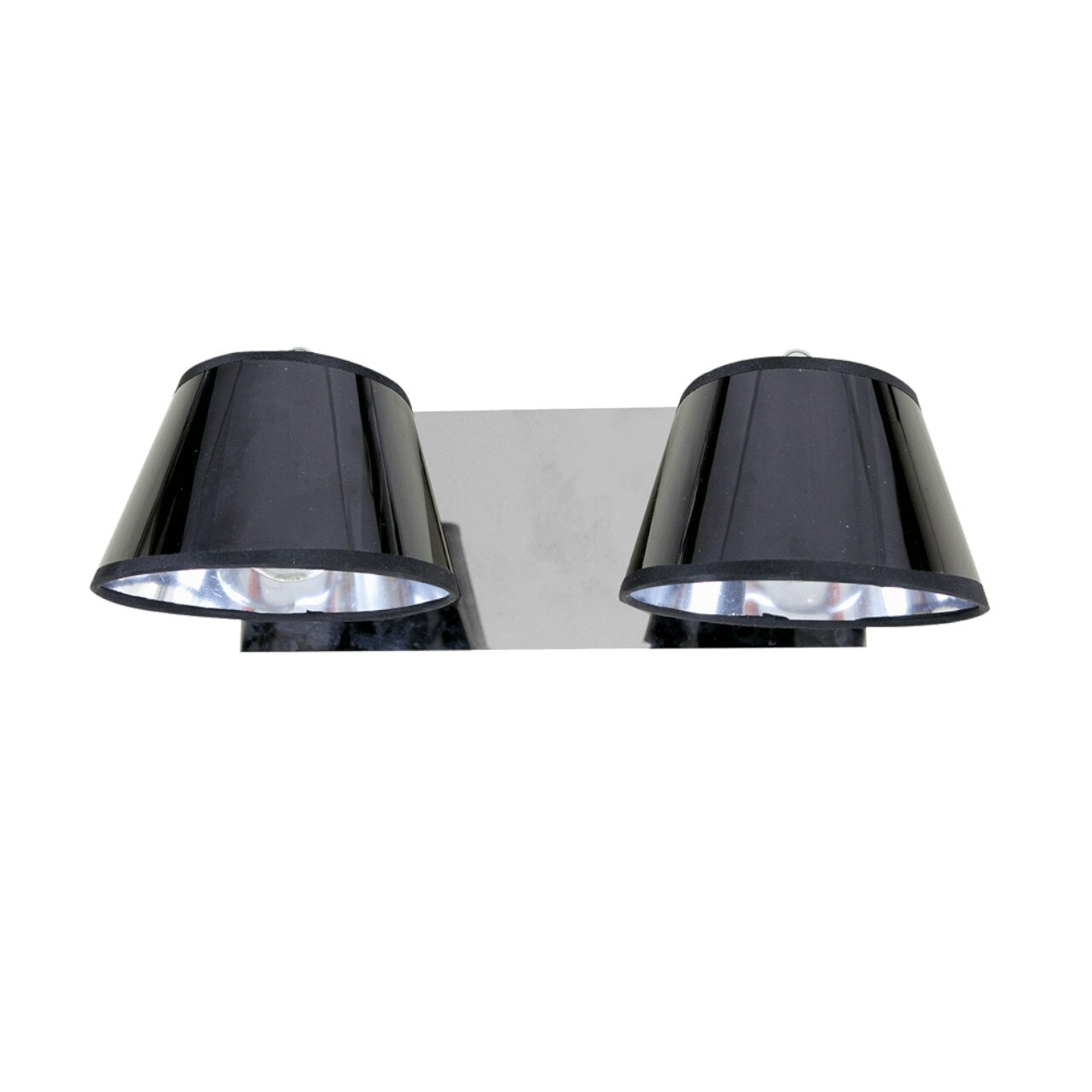 Aplica Interior Erste Ebony 2x60W Max E27 EL0038237 Culoare Negu si Crom