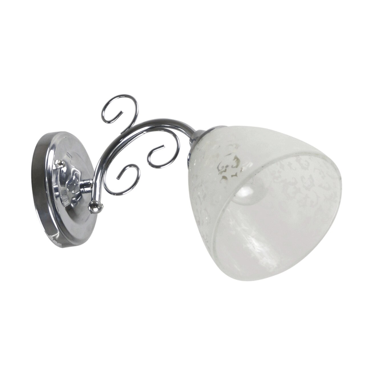 Aplica Interior Erste Dorya Silver 1x60W Max E27 EL0034063 Culoare Crom si Alb